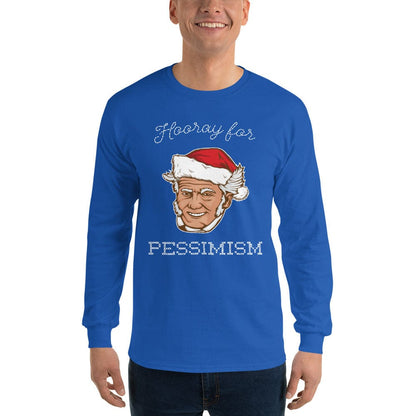 Santa Schopenhauer - Hooray For Pessimism - Long-Sleeved Shirt