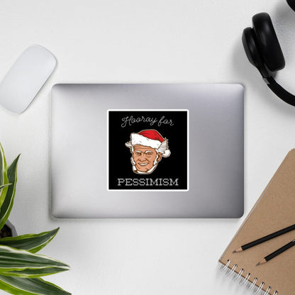 Santa Schopenhauer - Hooray For Pessimism - Sticker