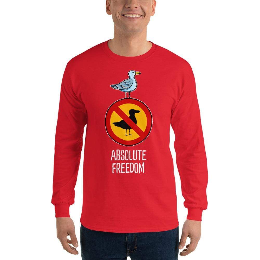 Sartre - Absolute Freedom Seagull - Long-Sleeved Shirt