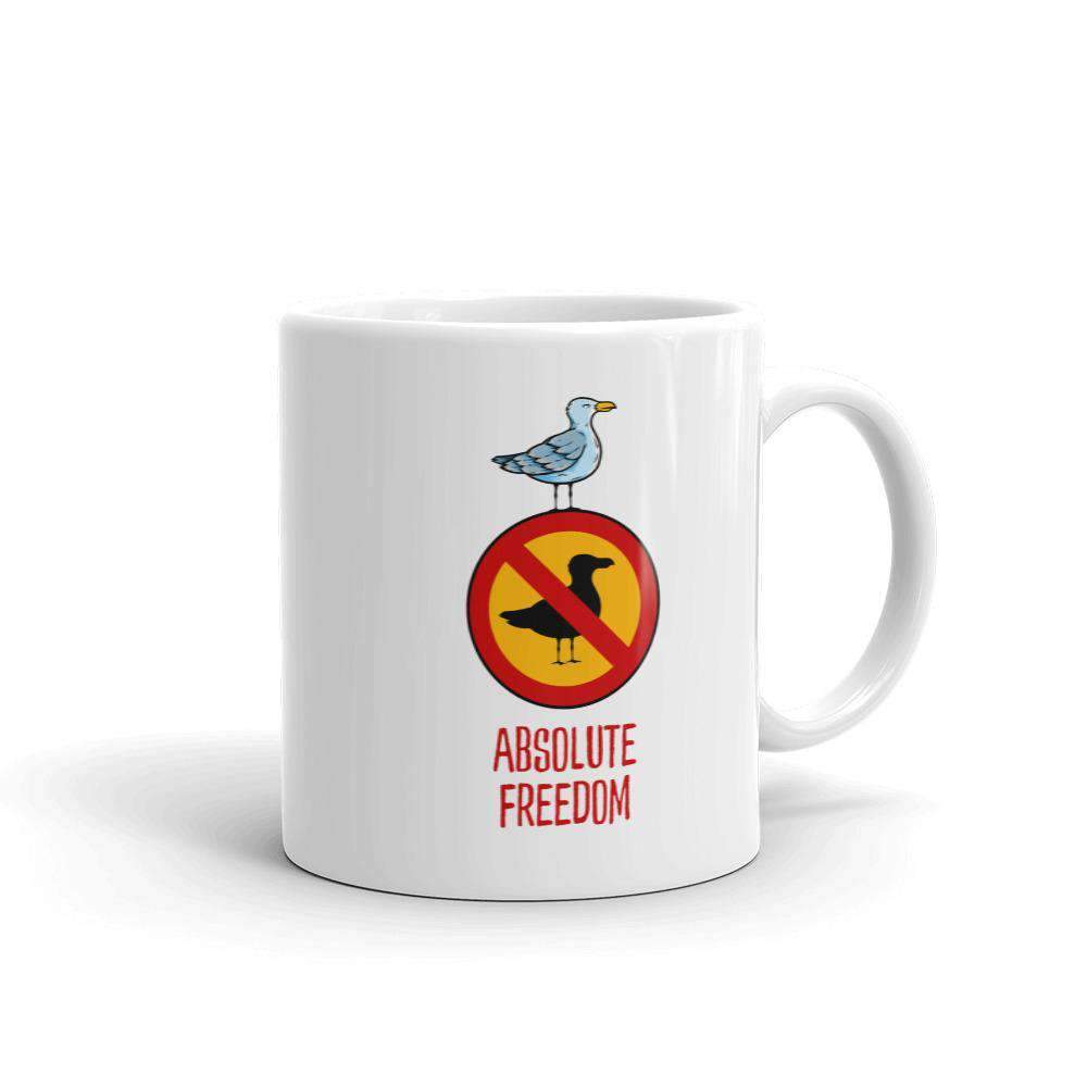 Sartre - Absolute Freedom Seagull - Mug