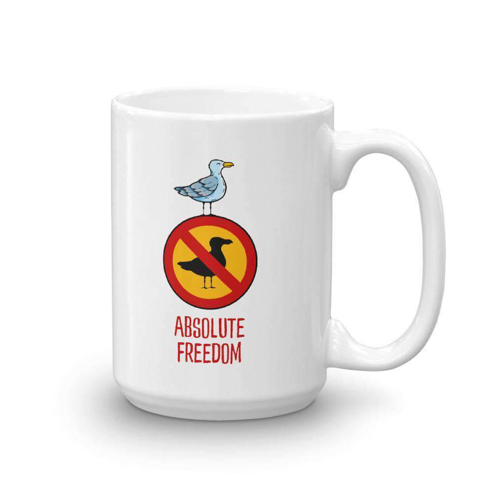 Sartre - Absolute Freedom Seagull - Mug