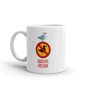 Sartre - Absolute Freedom Seagull - Mug