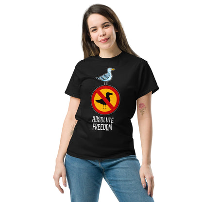 Sartre - Absolute Freedom Seagull - Plus-Sized T-Shirt