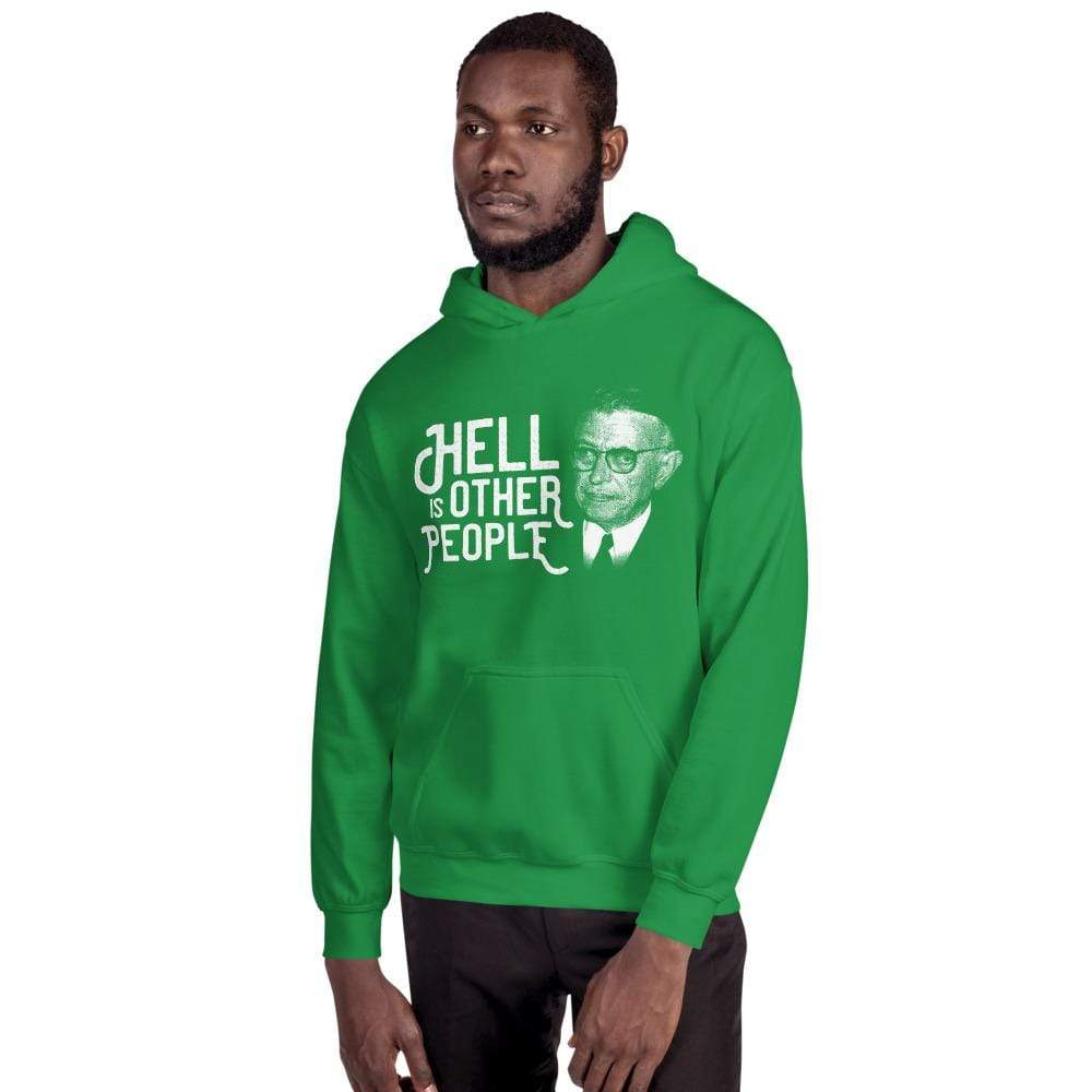 Sartre Portrait - Hell is other people - Hoodie