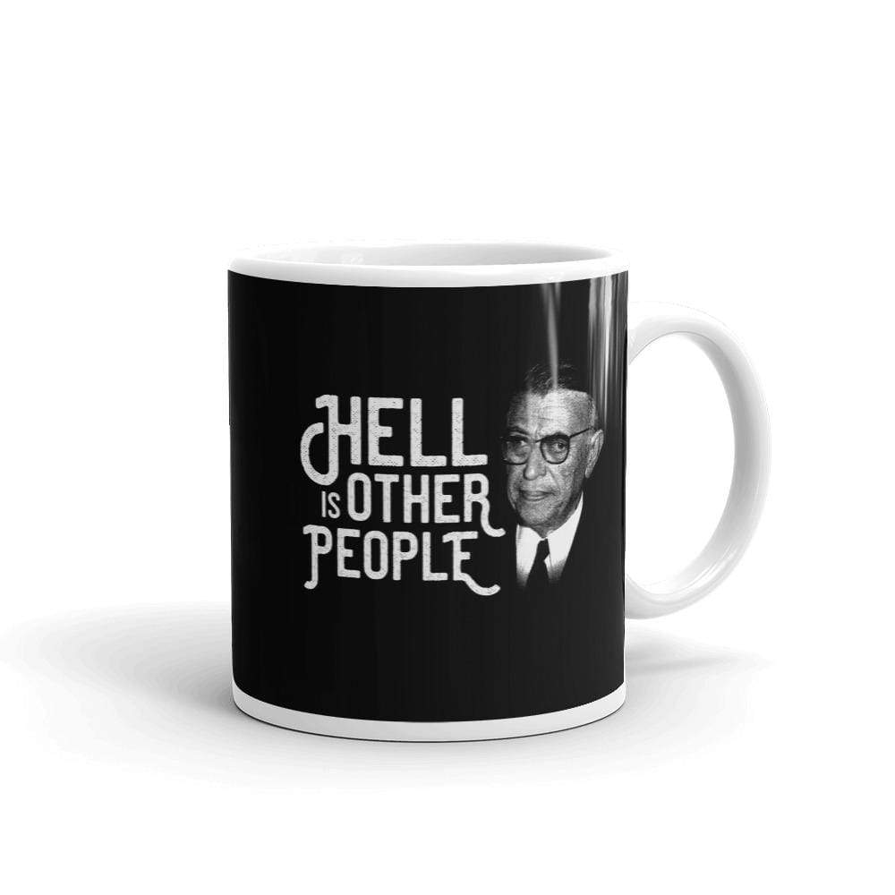 Sartre Portrait - Hell is other people - Mug