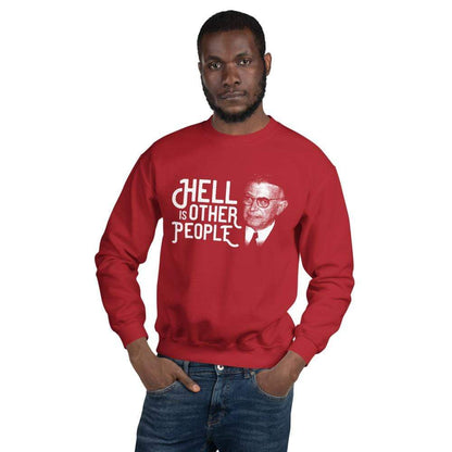 Sartre Portrait - Hell is other people - Sweatshirt