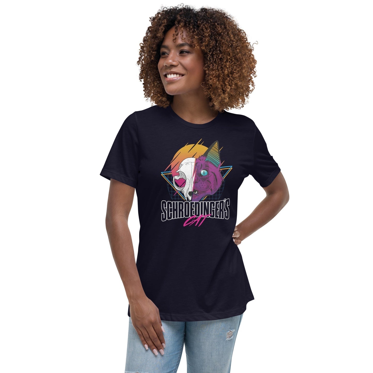 Schroedinger's Cat Retro - Women's T-Shirt