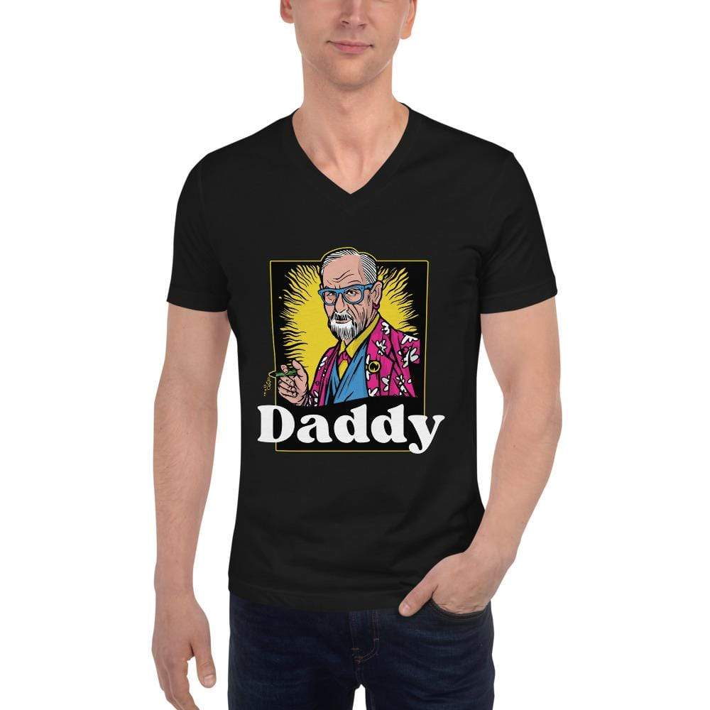 Sigmund Freud - Daddy - Unisex V-Neck T-Shirt