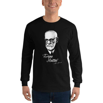 Sigmund Freud - Deine Mutter (DE) - Long-Sleeved Shirt