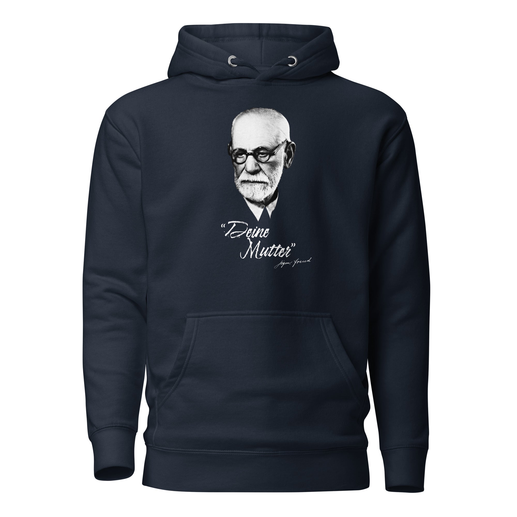 Sigmund Freud - Deine Mutter (DE) - Premium Hoodie-Premium Hoodie-The Philosopher's Shirt