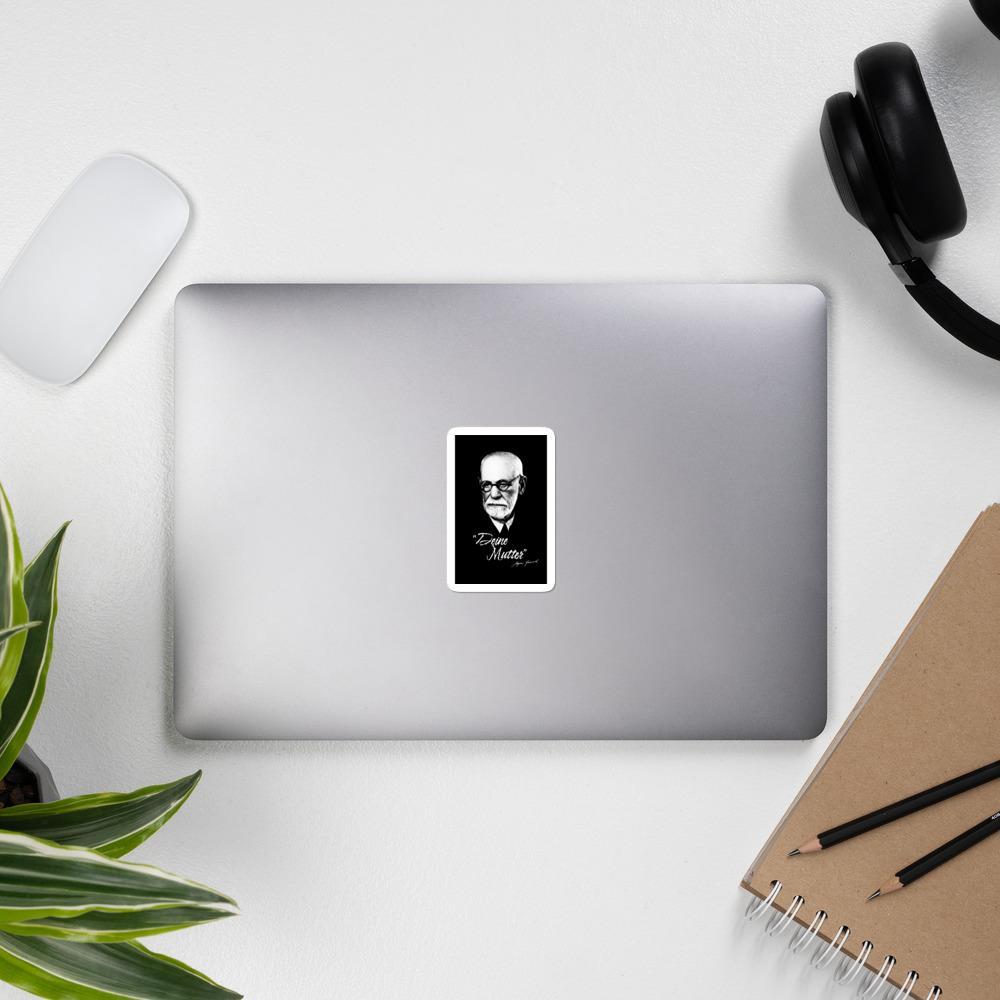 Sigmund Freud - Deine Mutter (DE) - Sticker-Sticker-The Philosopher's Shirt