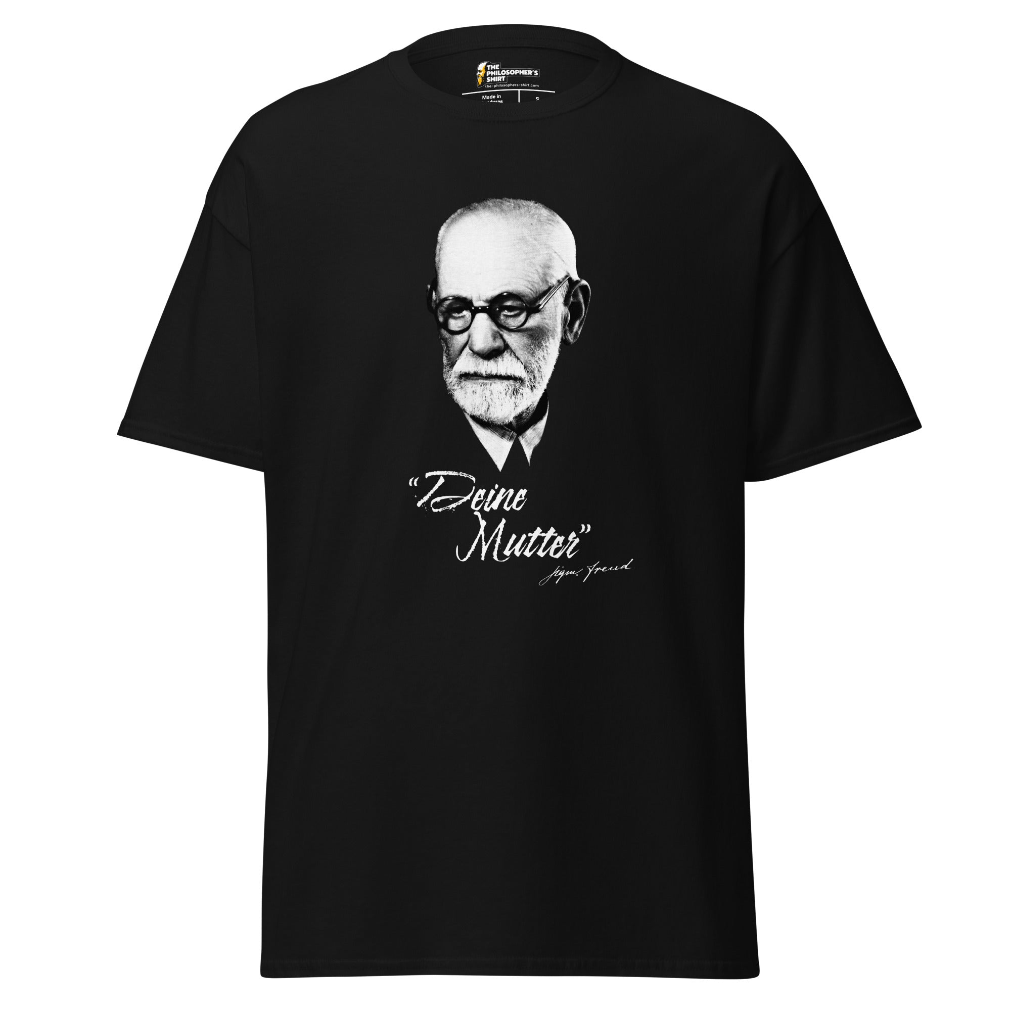 Sigmund Freud - Deine Mutter (DE) - Unisex Classic T-Shirt-Unisex Classic T-Shirt-The Philosopher's Shirt