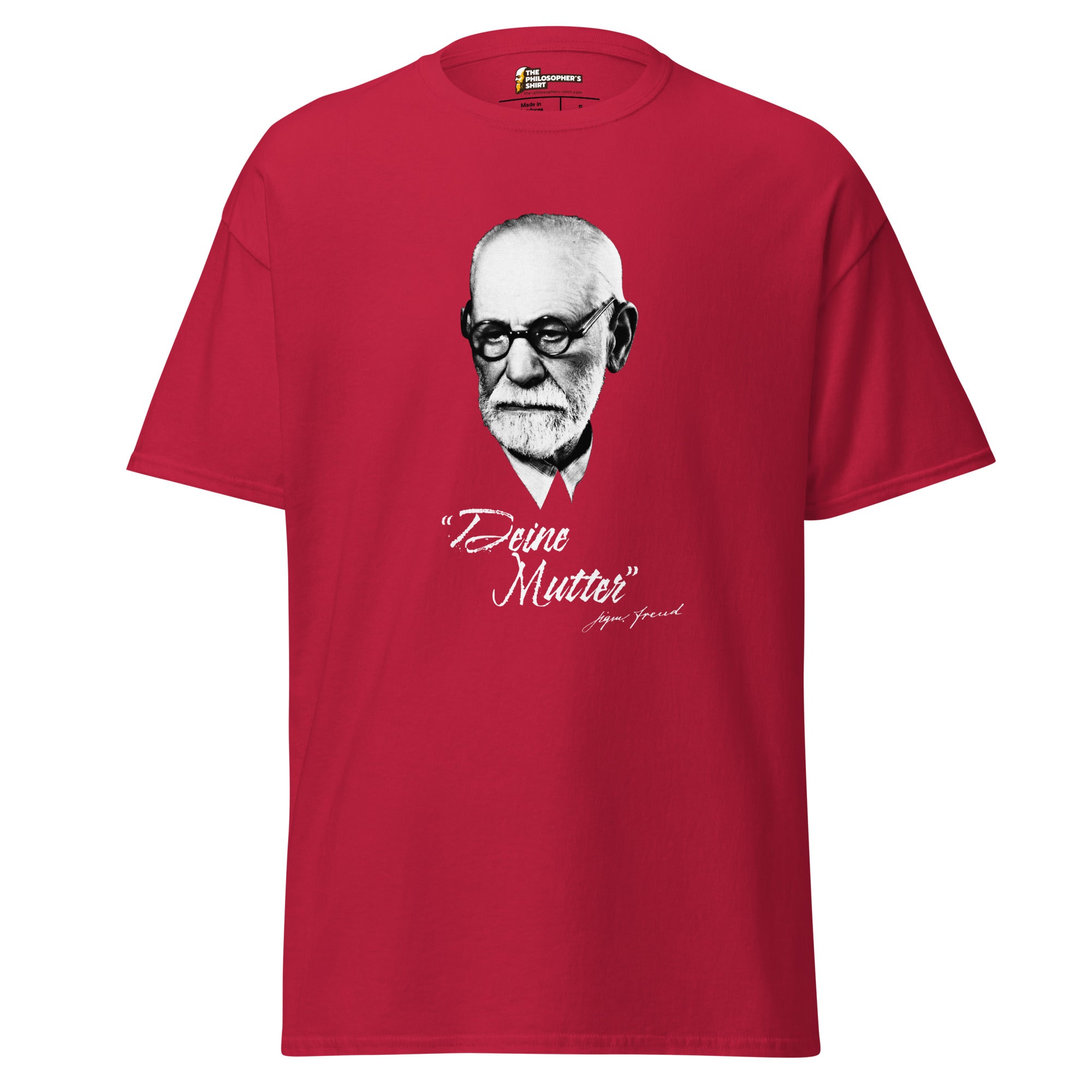 Sigmund Freud - Deine Mutter (DE) - Unisex Classic T-Shirt-Unisex Classic T-Shirt-The Philosopher's Shirt