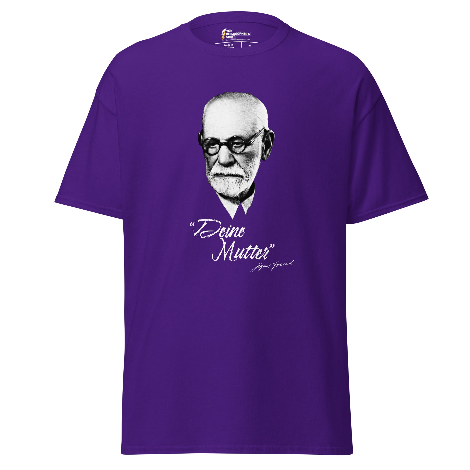 Sigmund Freud - Deine Mutter (DE) - Unisex Classic T-Shirt-Unisex Classic T-Shirt-The Philosopher's Shirt