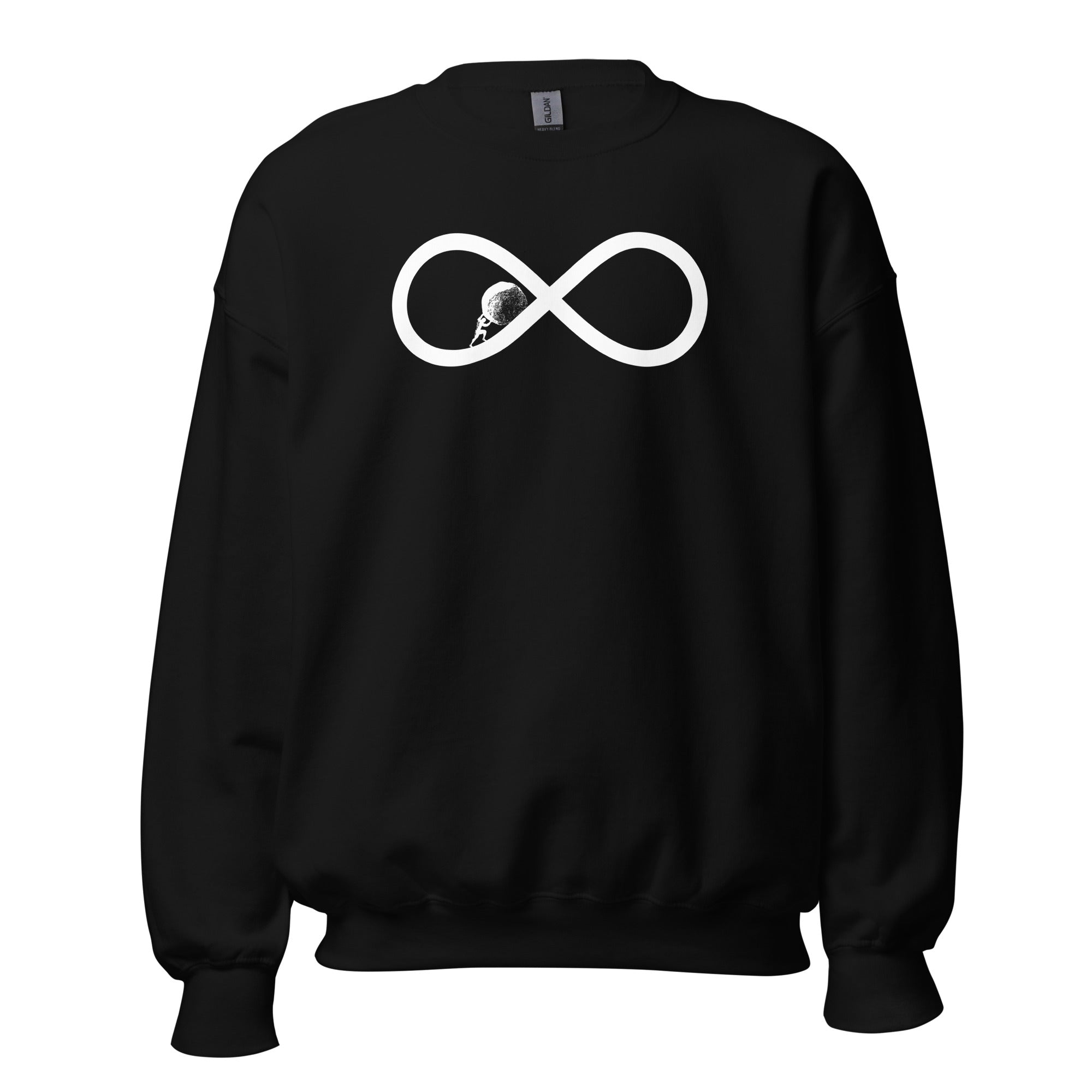 Sisyphus To Infinity - Sweatshirt-Sweatshirt-The Philosopher's Shirt