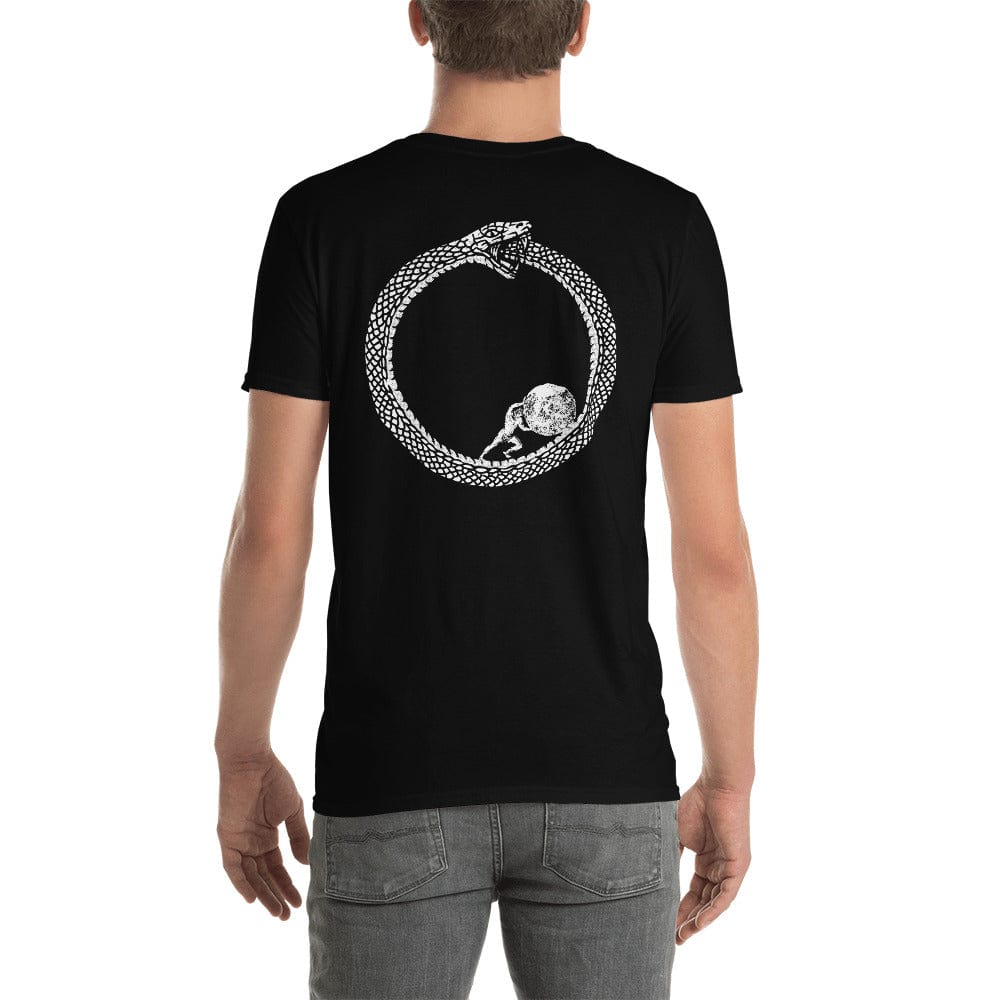 Sisyphus in Ouroboros / Back Print - Premium T-Shirt