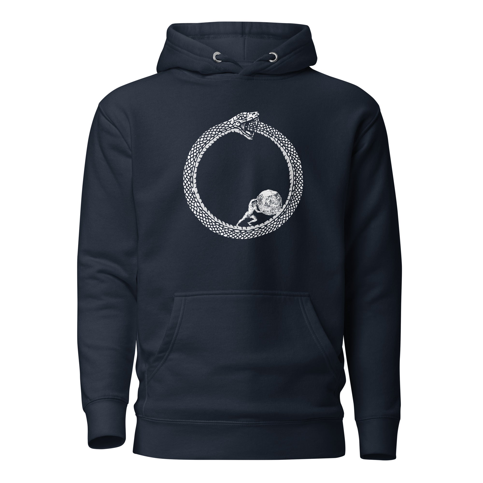 Sisyphus in Ouroboros - Premium Hoodie-Premium Hoodie-The Philosopher's Shirt