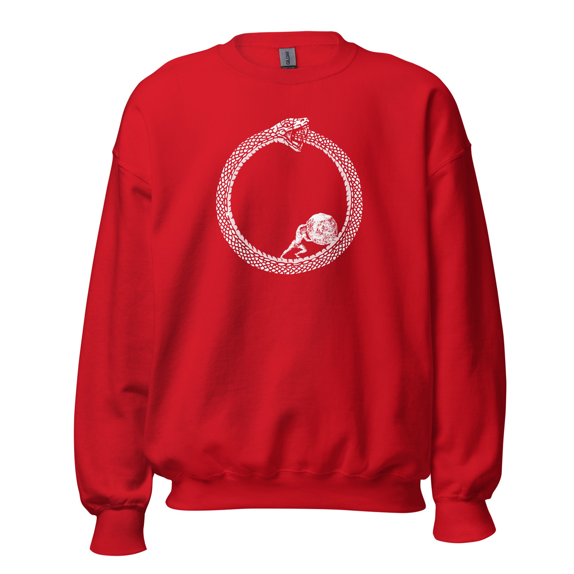 Sisyphus in Ouroboros - Sweatshirt-Sweatshirt-The Philosopher's Shirt