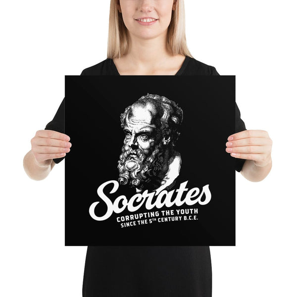 Socrates - Corrupting the youth - Poster