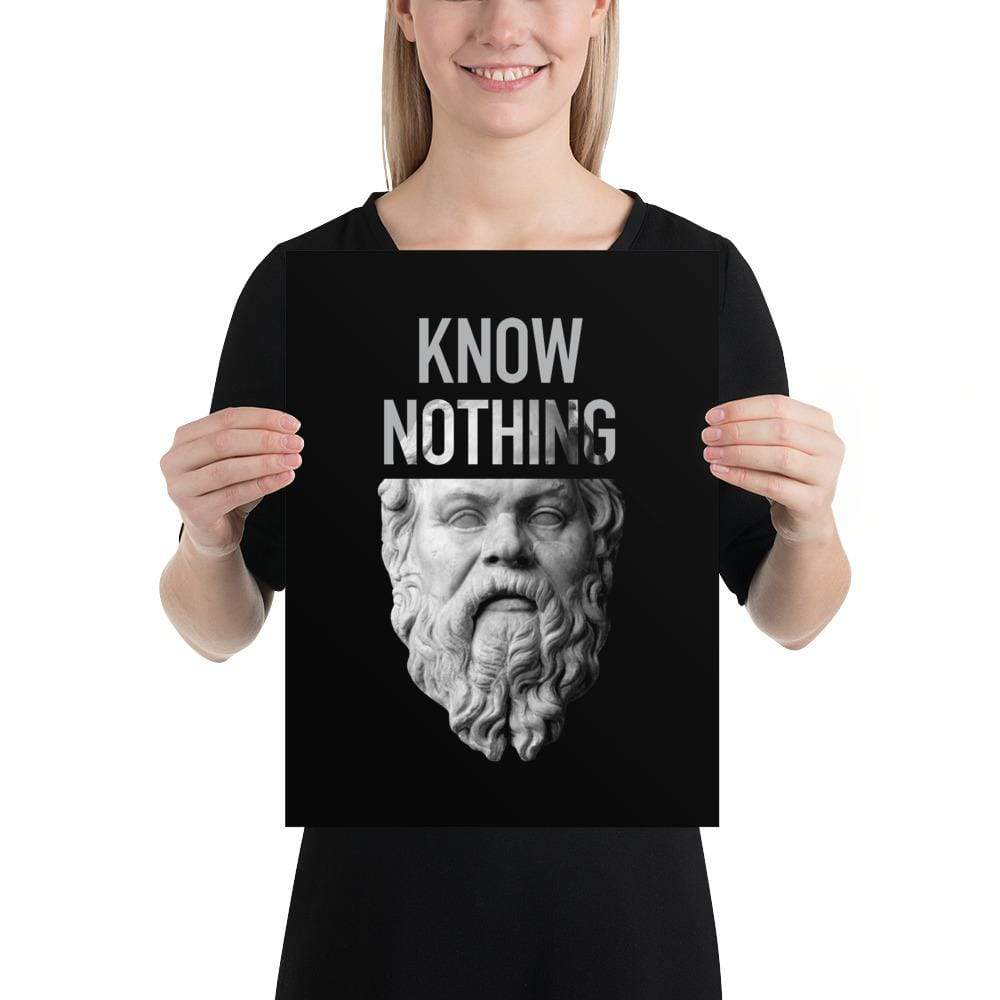 Socrates - Know Nothing - Poster