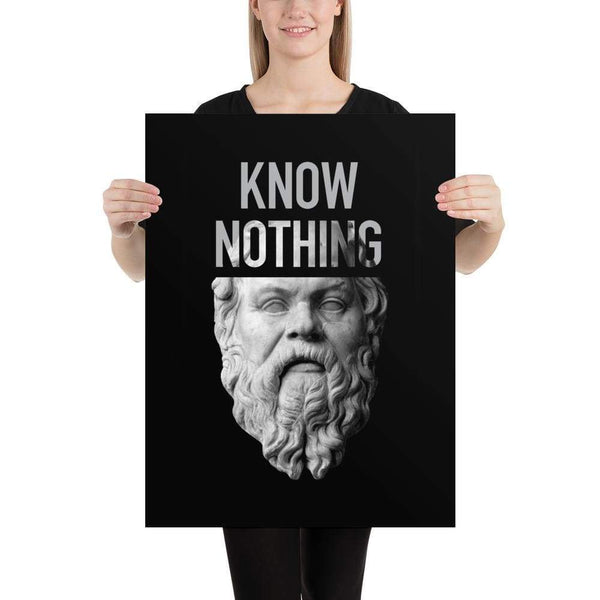 Socrates - Know Nothing - Poster