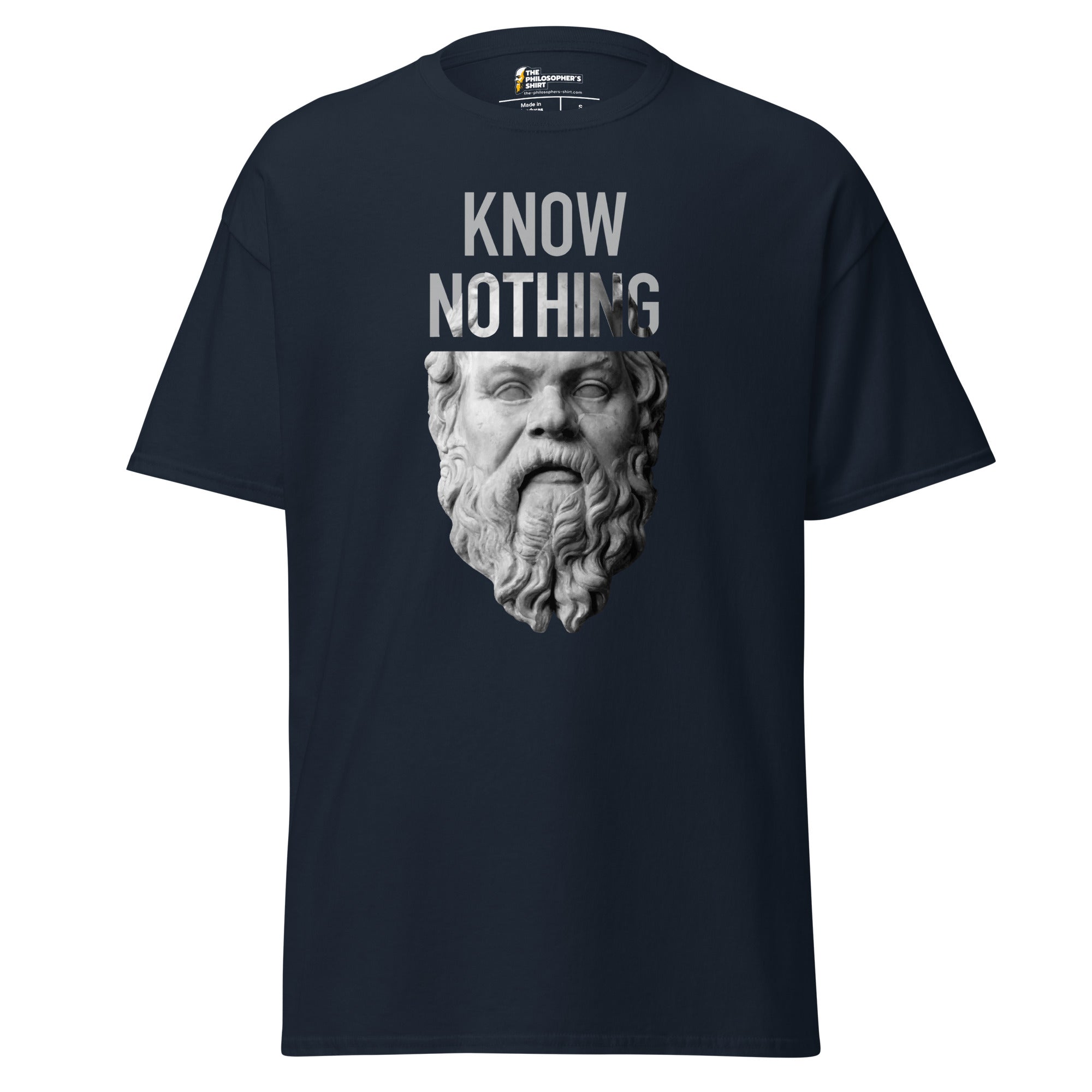 Socrates - Know Nothing - Unisex Classic T-Shirt-Unisex Classic T-Shirt-The Philosopher's Shirt