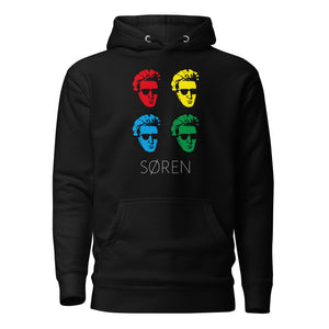 Soeren Kierkegaard Pop Art - Premium Hoodie