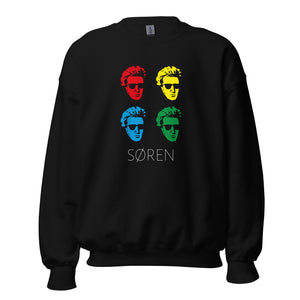 Soeren Kierkegaard Pop Art - Sweatshirt