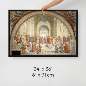 School of Athens - Framed Canvas