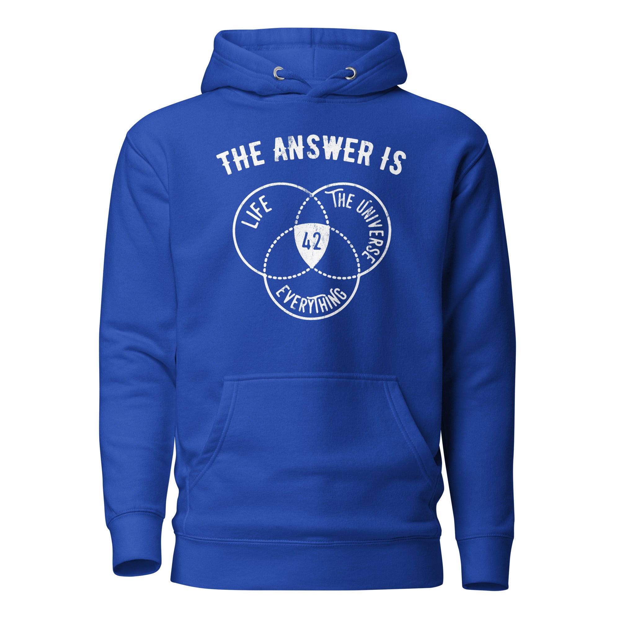 The Answer Is Always 42 - Premium Hoodie - Team Royal - The Philosopher's Shirt