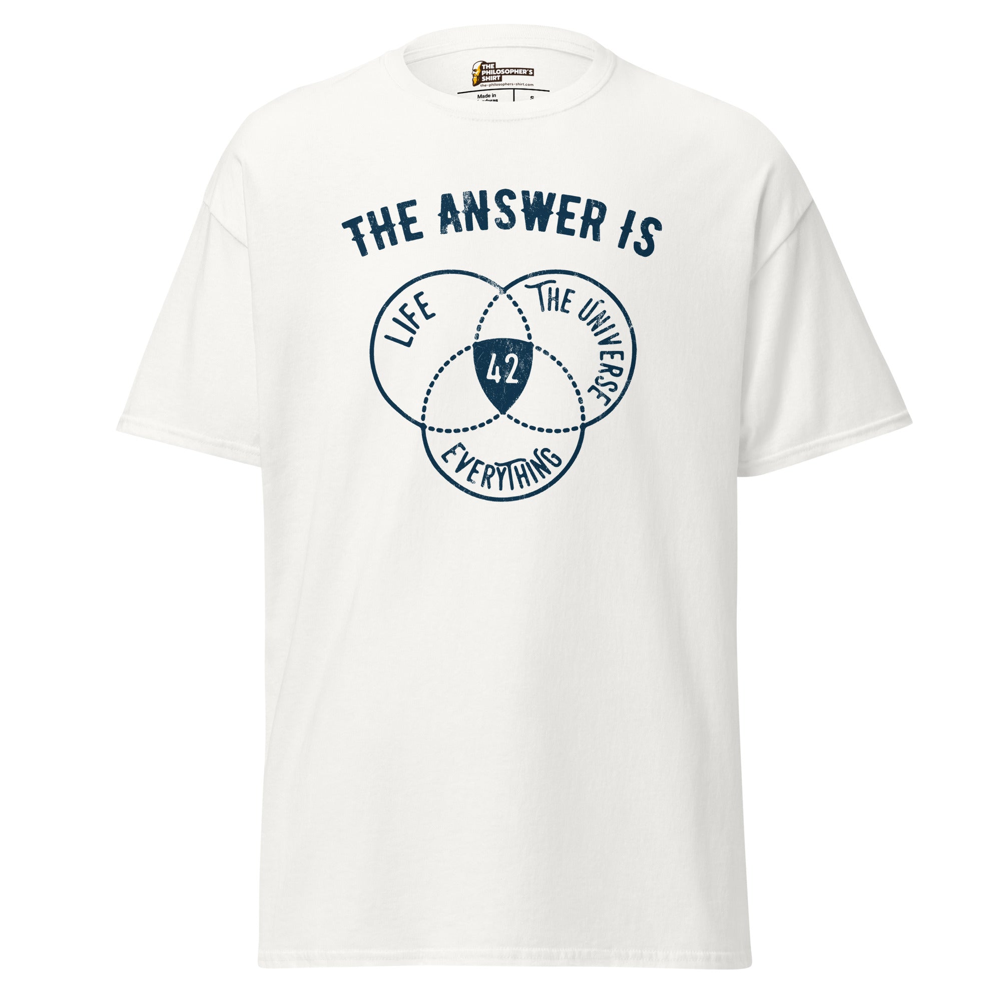 The Answer Is Always 42 - Unisex Classic T-Shirt-Unisex Classic T-Shirt-The Philosopher's Shirt