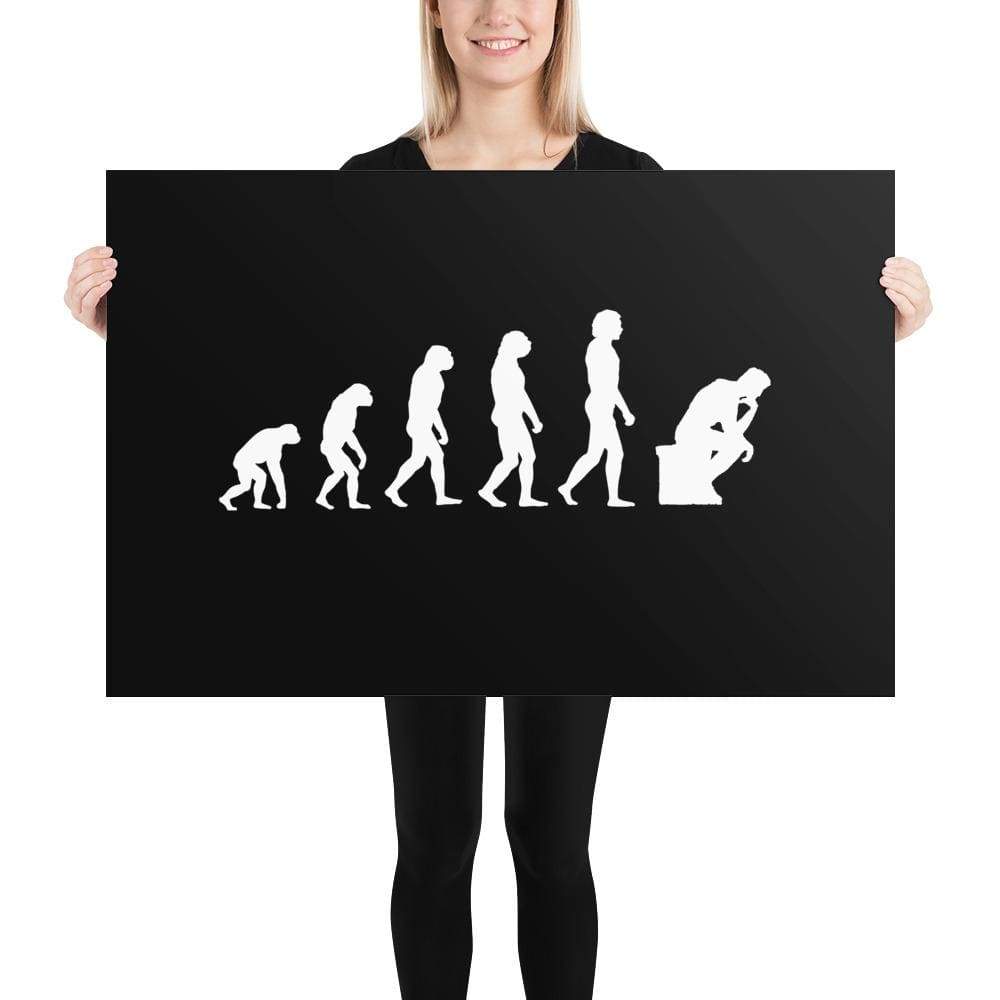 The Thinker Evolution - Poster
