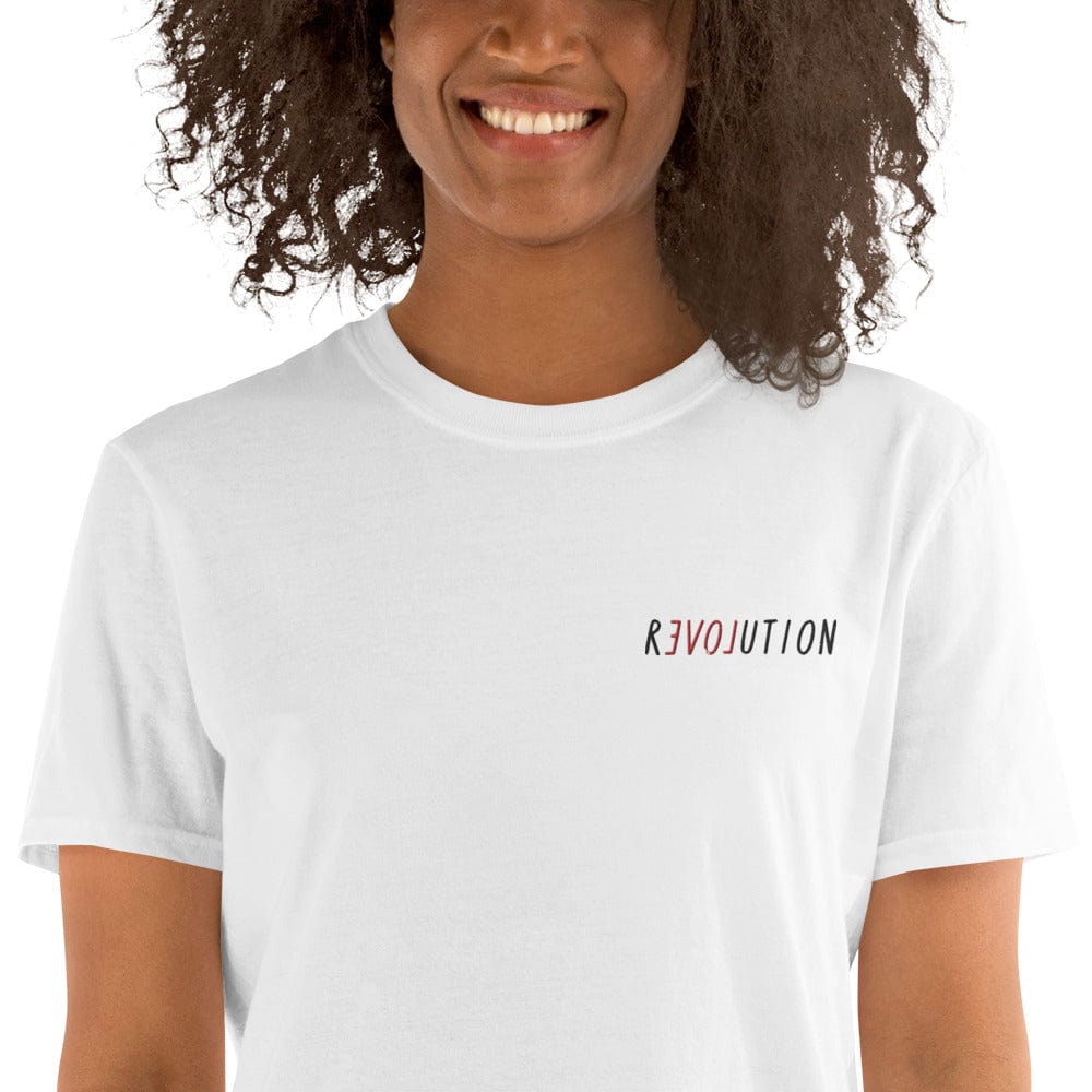 There is Love in Revolution - Embroidered - Premium T-Shirt
