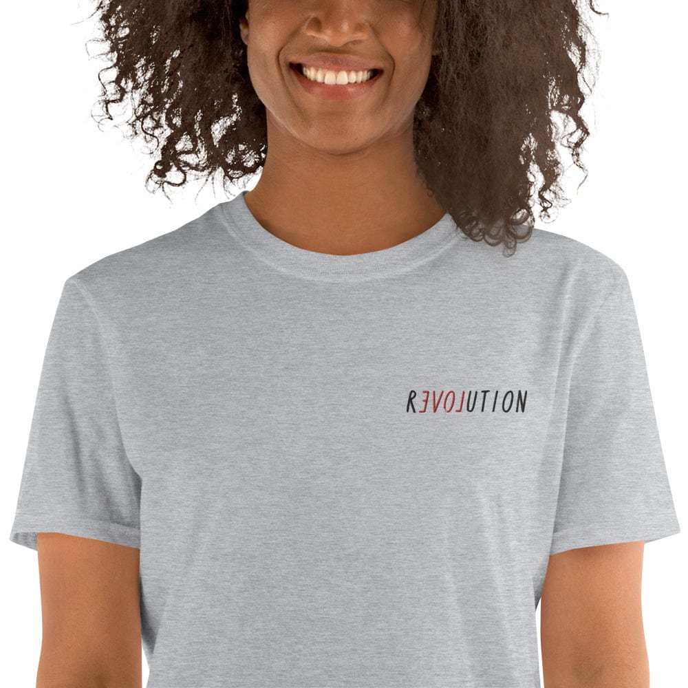 There is Love in Revolution - Embroidered - Premium T-Shirt