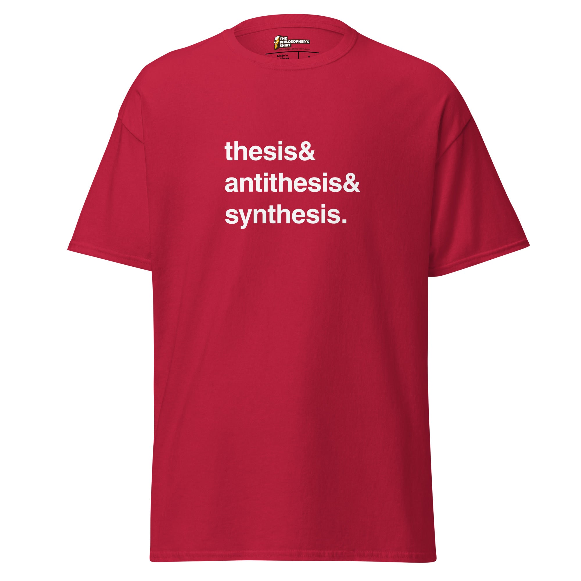 Thesis & Antithesis & Synthesis - Unisex Classic T-Shirt-Unisex Classic T-Shirt-The Philosopher's Shirt