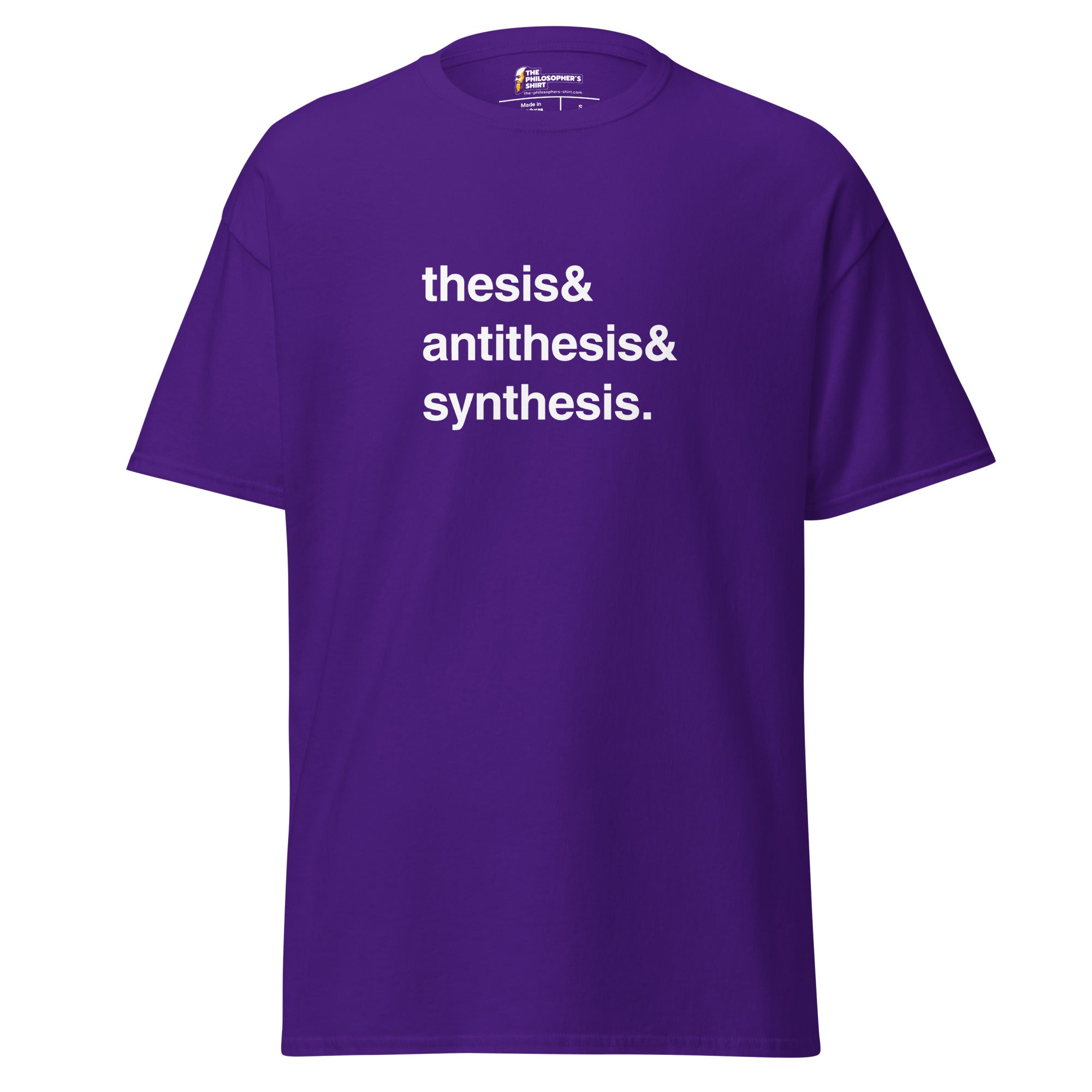 Thesis & Antithesis & Synthesis - Unisex Classic T-Shirt-Unisex Classic T-Shirt-The Philosopher's Shirt