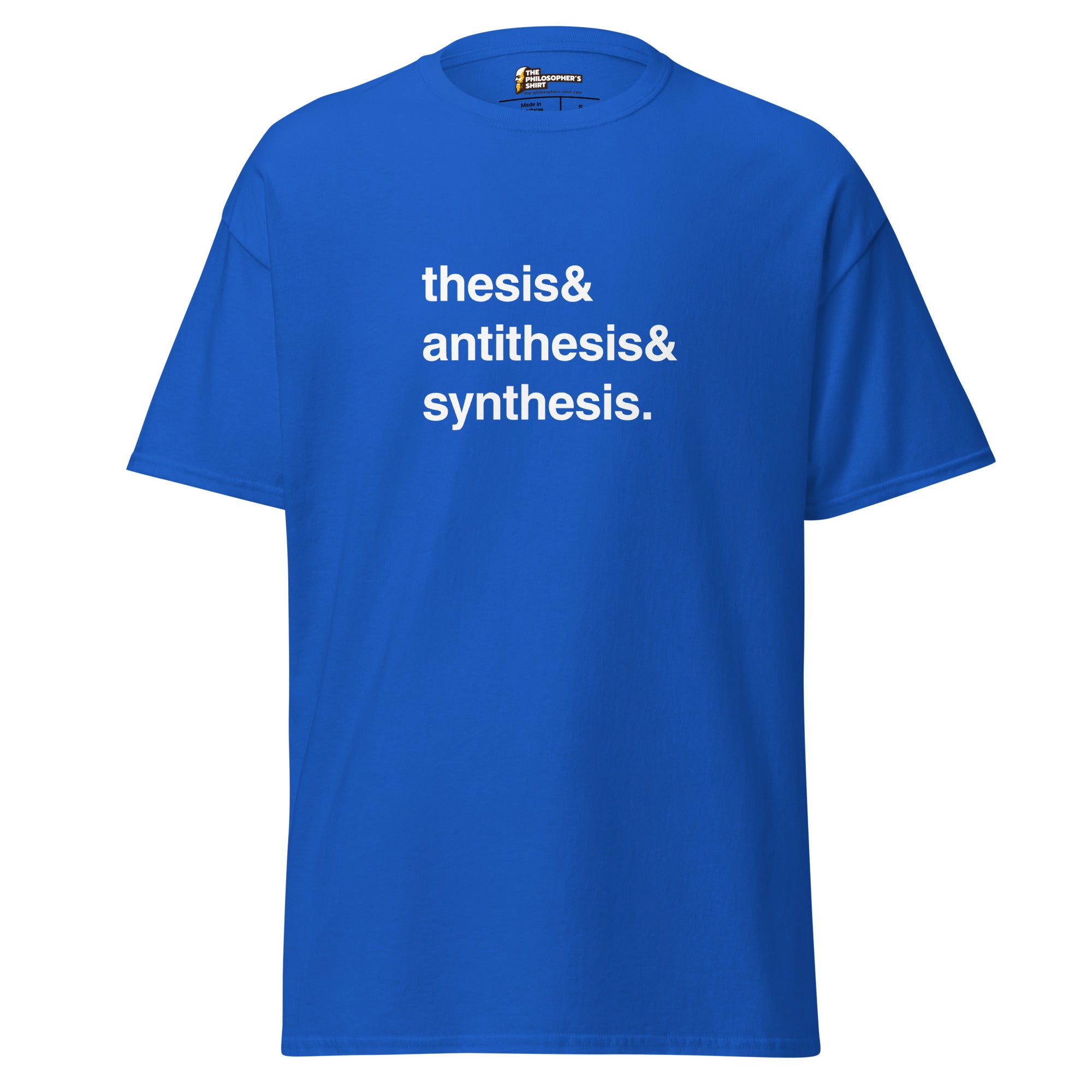 Thesis & Antithesis & Synthesis - Unisex Classic T-Shirt-Unisex Classic T-Shirt-The Philosopher's Shirt