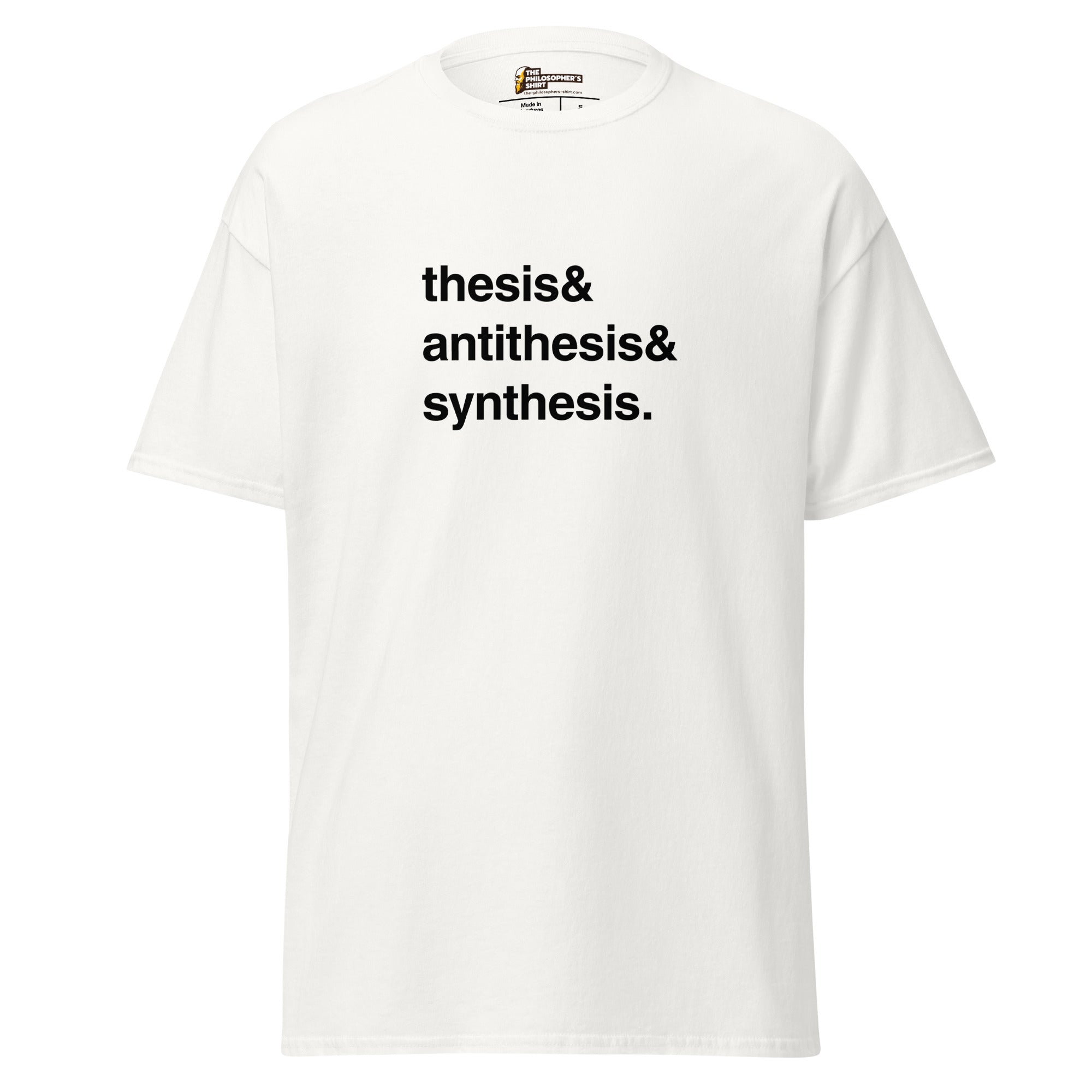 Thesis & Antithesis & Synthesis - Unisex Classic T-Shirt-Unisex Classic T-Shirt-The Philosopher's Shirt