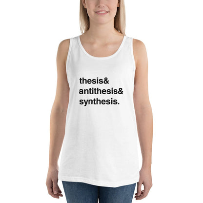Thesis & Antithesis & Synthesis - Unisex Tank Top