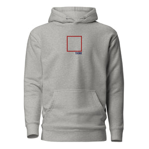 Think Outside the Box - Gestickt - Premium Hoodie