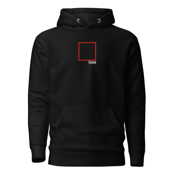 Think Outside the Box - Embroidered - Premium Hoodie