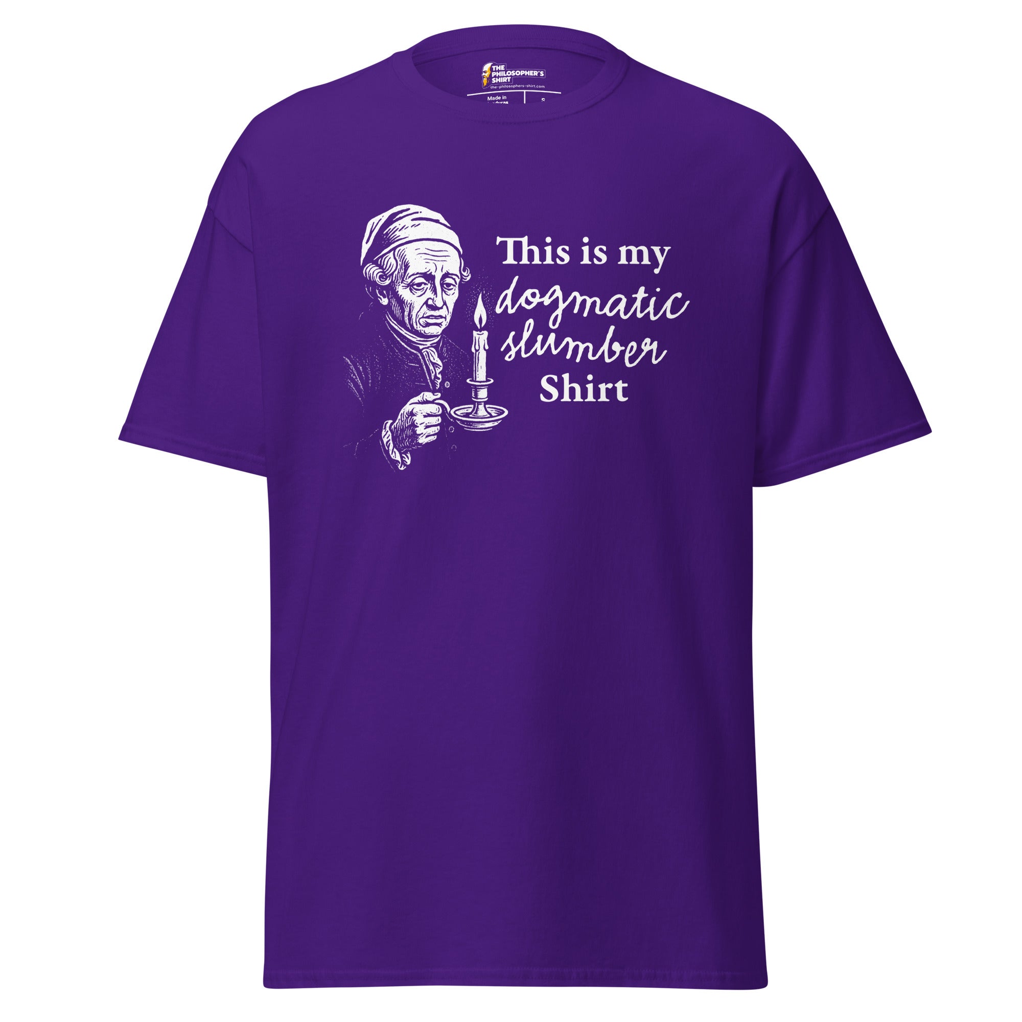 This is my dogmatic slumber shirt - Unisex Classic T-Shirt - Purple - The Philosopher's Shirt