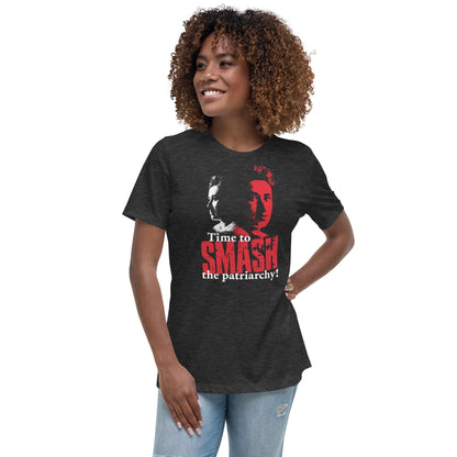 Time to SMASH the patriarchy! by Rosa Luxemburg - Women's T-Shirt
