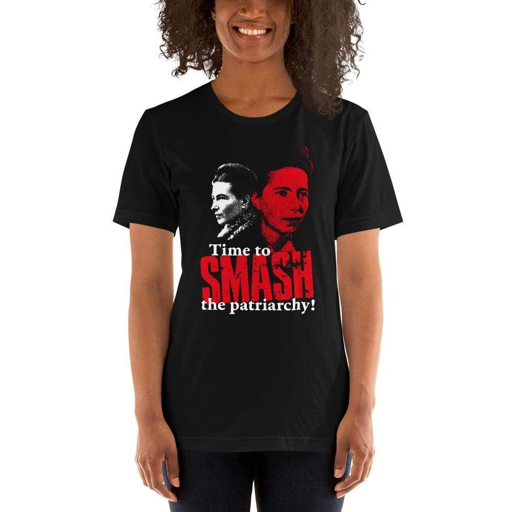 Time to SMASH the patriarchy! by Simone de Beauvoir - Basic T-Shirt