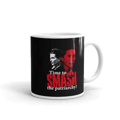 Time to SMASH the patriarchy! by Simone de Beauvoir - Mug