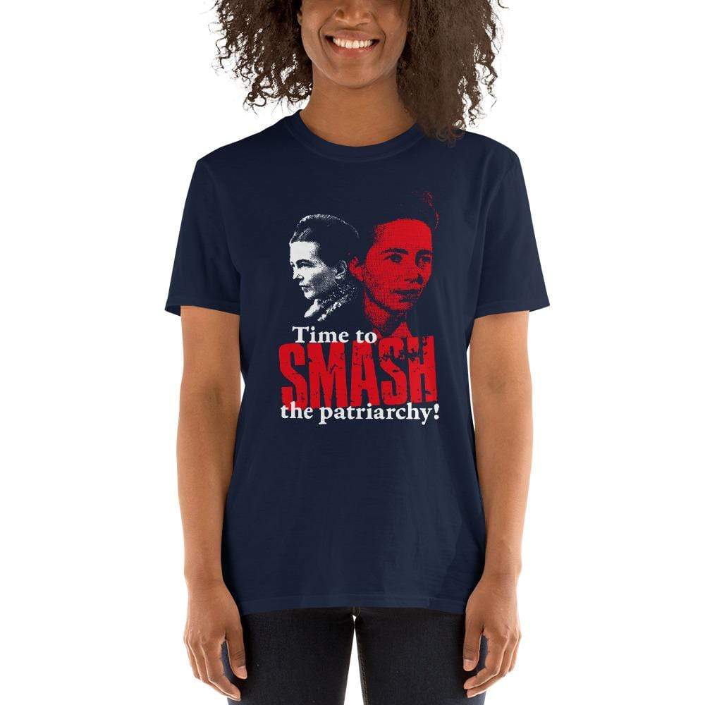 Time to SMASH the patriarchy! by Simone de Beauvoir - Premium T-Shirt