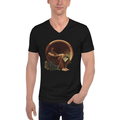 Triggered Diogenes - Unisex V-Neck T-Shirt