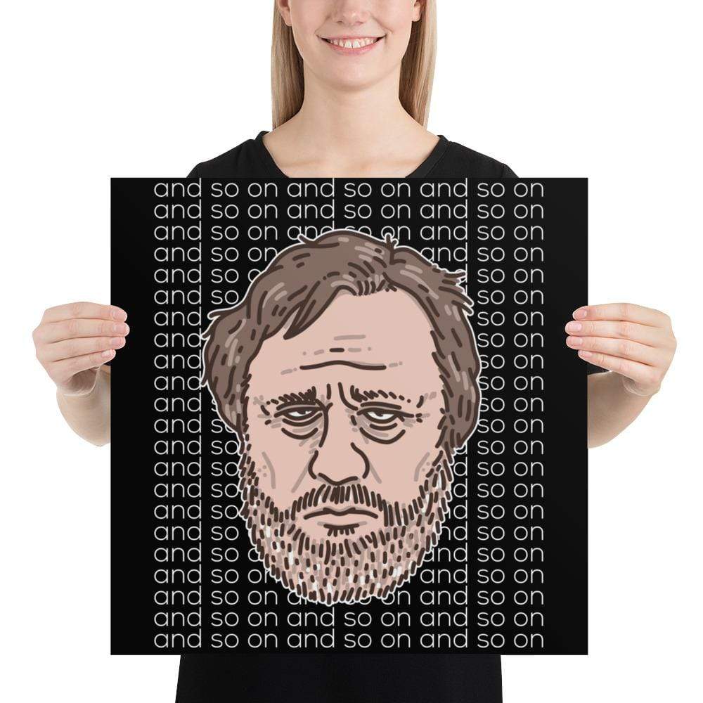 Zizek - And so on - Poster