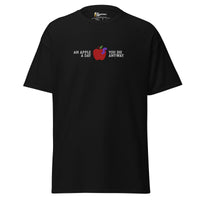 An Apple a Day - Embroidered - Unisex Classic T-Shirt - Black / S