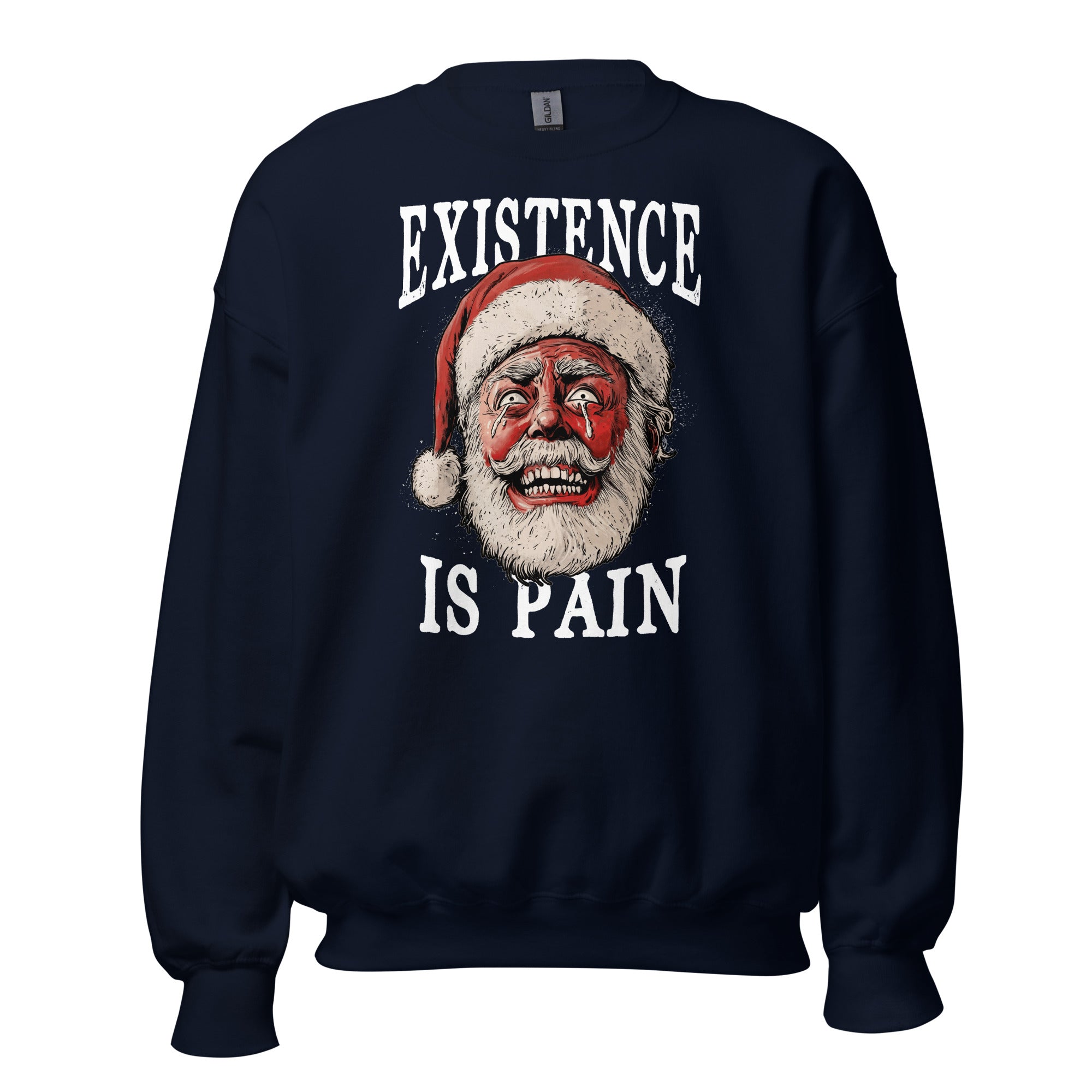 Anonymous Santa - Existence is Pain - Sweatshirt - The Philosopher's Shirt